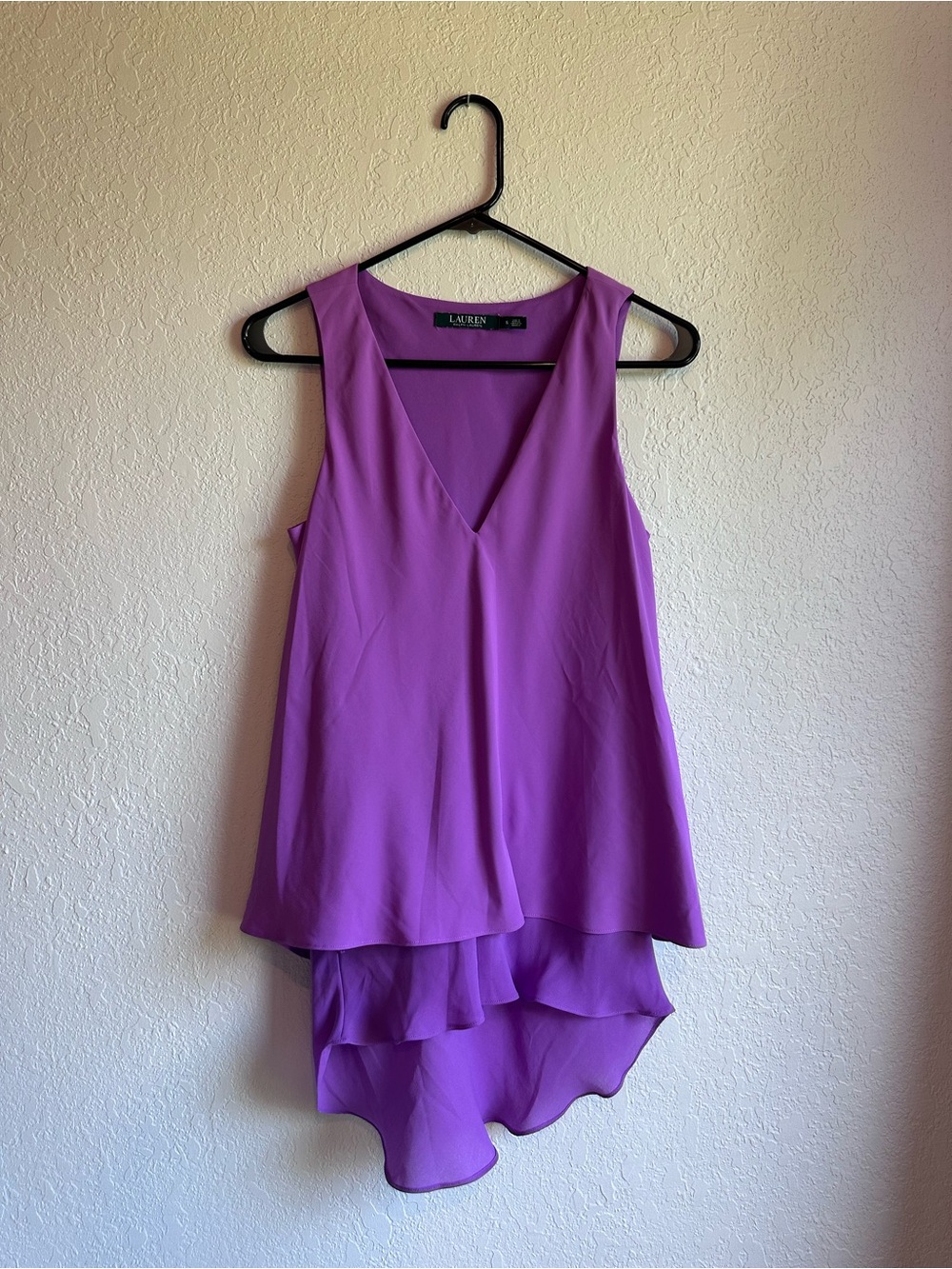 Lauren Ralph Lauren Purple Sleeveless Tank